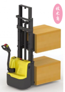 西林叉车之——全电动双托盘堆垛车简介